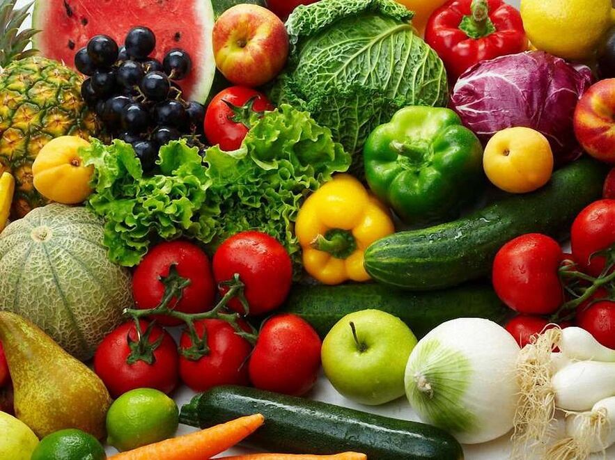 Frutas e legumes